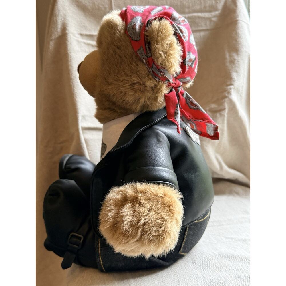 VTG 2003 Harley Davidson Bear 100th Anniversary Open Road Tour Plush Teddy Bear - Picture 7 of 12